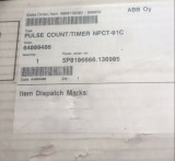 ABB NPCT-01C 64009486D PULSE COUNT/TIMER