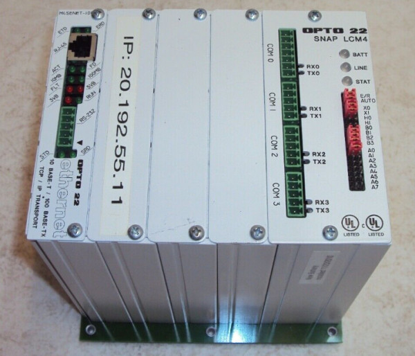 OPTO22 SNAP-LCM4 M4SENET-100 Controller Module