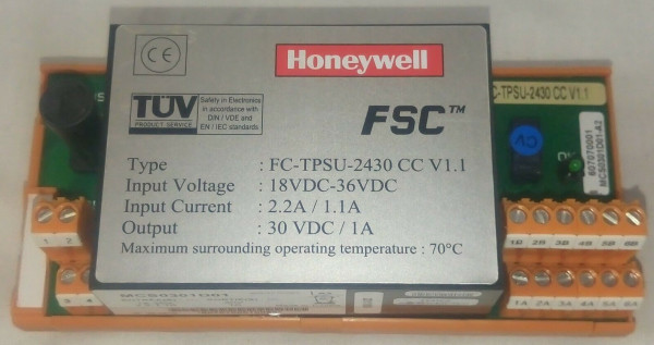 HONEYWELL FC-TPSU-2430 24VDC TO 30VDC CONVERTER