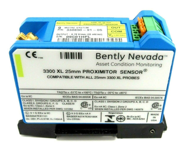 BENTLY NEVADA Proximitor Sensor 330780-91-05