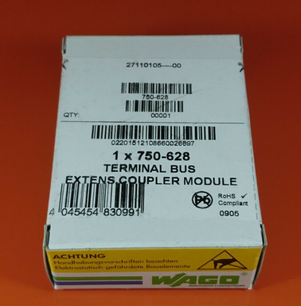 WAGO 750-628 Bus Extension Coupler Module