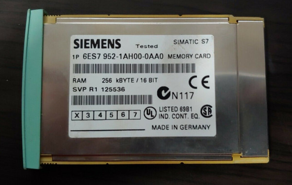 SIEMENS 6ES7952-1AH00-0AA0 Simatic S7 Memory Card