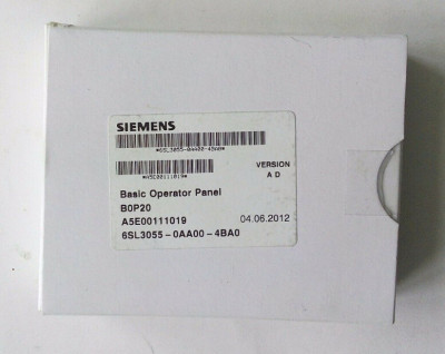 Siemens 6SL3055-0AA00-4BA0 SINAMICS S120 BASIC OPERATOR PANEL