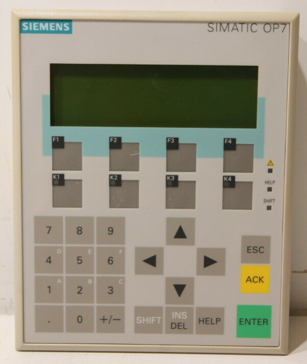 SIEMENS 6AV3607-1JC00-0AX1 Operator Interface Panel