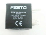 FESTO MSFW-230-50/60 Solenoid Valve Coil 9/7VA IP 00/65 AC240V 60HZ
