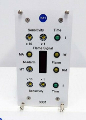 BFI AUTOMATION G601 Flame Monitor 3001 24VD