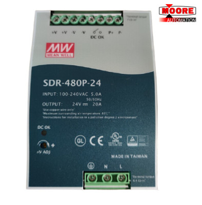 MW SDR-480P-24 480W24V20A Guide switch