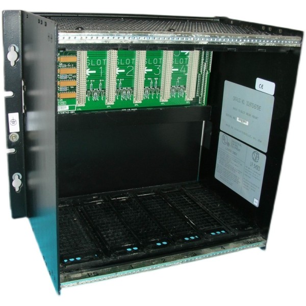 GE IC697CHS750 A five slot rear mounting PLC rack