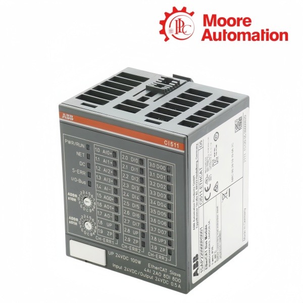 ABB CI511-ETHCAT 1SAP220900R0001 / CI512-ETHCAT 1SAP221000R0001 EtherCAT I/O Modules
