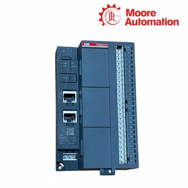 ABB PM5072-T-2ETH 1SAP124500R0173 AC500-eCo V3 Pro CPU