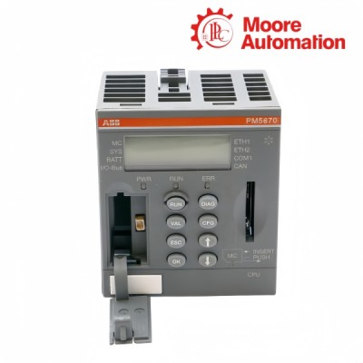 ABB PM5670-2ETH 1SAP151000R0378 AC500 Processor Module