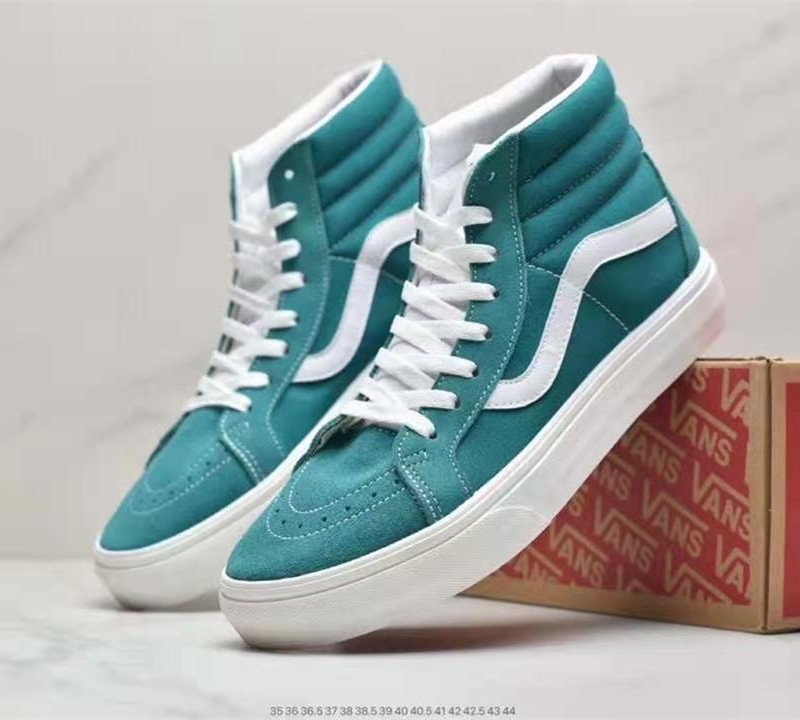 vans sk8 hi slim green