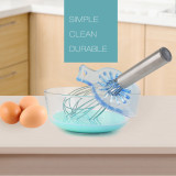 Stainless Steel Egg Stirring Balloon Wire Whisk Manual Egg Beater Mixer