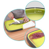 Multi functional double side smart cutting board