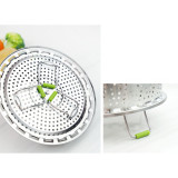 Food grade stainless steel folding steamer basket BPA FREE
