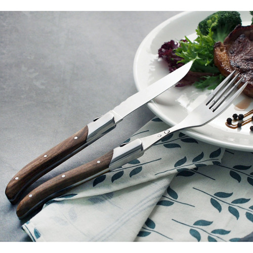 laguiole bestick laguiole le couteau knive flatware set steak knive & fork