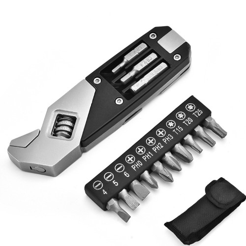 Multi Tool Set Adjustable Screwdriver Wrench Jaw Pliers Survival Emergency Gear