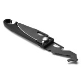 Multifunctional outdoor knife bottle opener screw serrated knife fruit knife