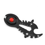 Fish bone Outdoor Multi-function EDC tool card opener LED Light 