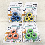  Magnet Toys, Fidget Spinner, Stress Relief Magnetic Ring Finger Spinning in the Air, Colorful Magnetic Rings Fidget Toy, Anti-stress Fidget