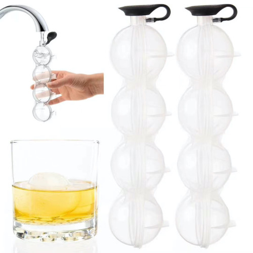 4 Ball Ice Tray Clear 