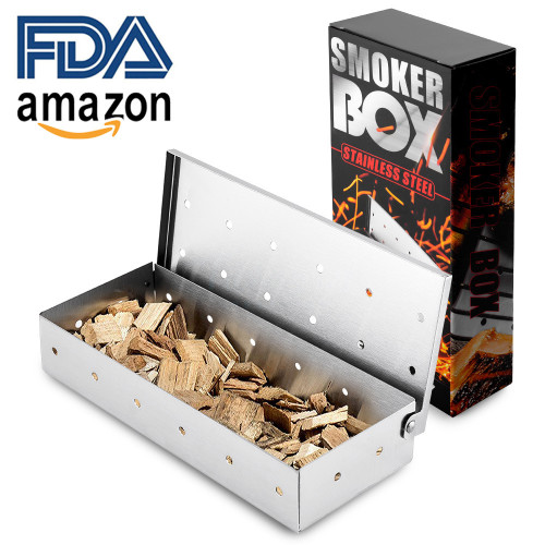 430 Stainless Steel BBQ Smoker Box
