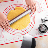 Pastry scraper chopper kitchen tools measure equivaients