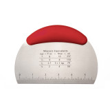 Pastry scraper chopper kitchen tools measure equivaients