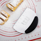 Pastry scraper chopper kitchen tools measure equivaients