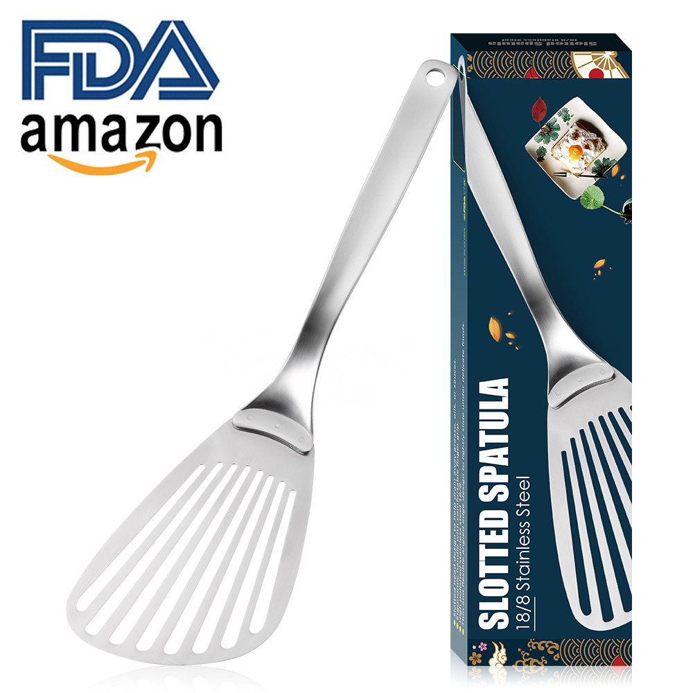 18/8 stainless steel slotted spatula
