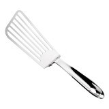 18/8 stainless steel flexible slotted turner fish spatula