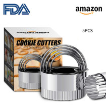 cookie cutters stainless steel 5pcs