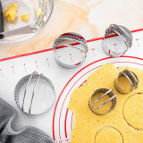 cookie cutters stainless steel 5pcs