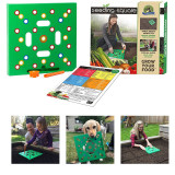 Seeding Square: A Seed-Sowing Template – Grow Perfectly Spaced Vegetables, Reduce Weeds, Conserve Water & Maximize Yield – Square-Foot-Gardening Seed and Seedling Spacer Tool