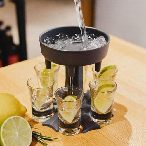 6 Shot Glass Dispenser and Holder 