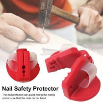Magnetic Safety Nailer ABS Finger Nailer Protect Your Fingers for Hammering Nail