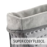220V Super cosy fleece foot warmer with Massage adapter 6.0mA 7.2W 30*30*24cm 2 motors vibration Massage Foot Warmer