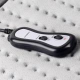 220V Super cosy fleece foot warmer with Massage adapter 6.0mA 7.2W 30*30*24cm 2 motors vibration Massage Foot Warmer