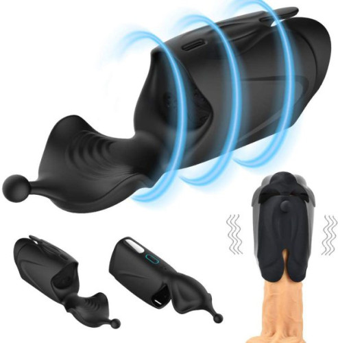 VIBRO© Powerful Penis Delay Trainer Glans Massager