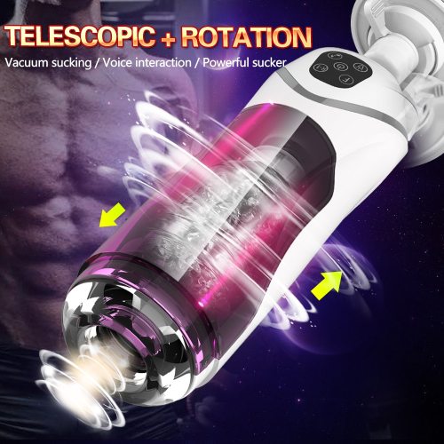 VIBRO© Fully Automatic Rotation Telescopic Masturbator Cup
