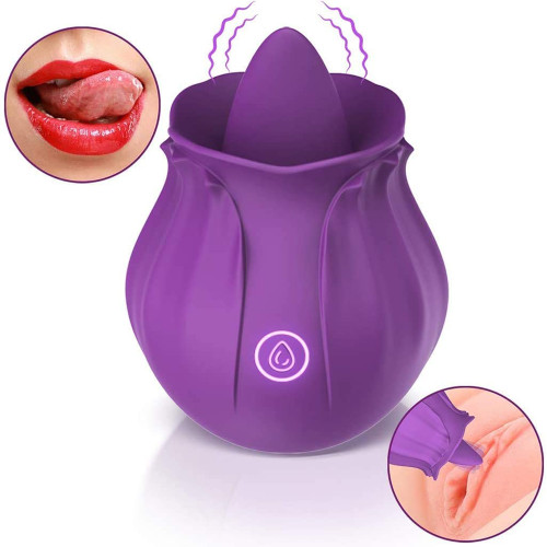 [Free shipping] clitoral G-spot vibrator sex toy rose-shaped vibrator