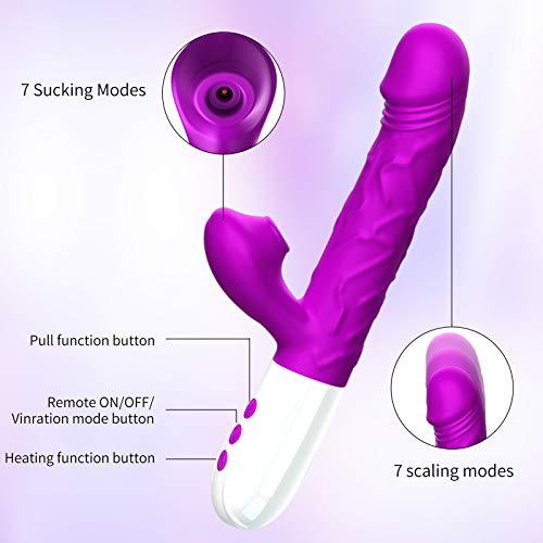 VIBRO© Thrusting Sucking Rabbit Vibrator for Women - 004