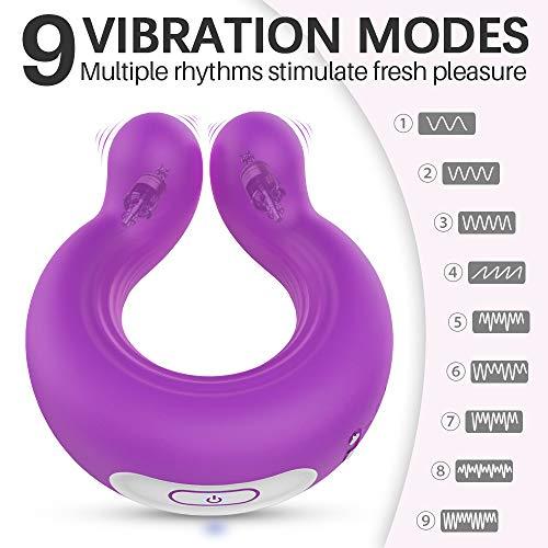 VIBRO© Cock Ring Vibrator with 9 Powerful Vibrations