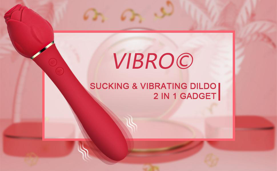 VIBRO© Rose Clitoral Sucking G Spot Vibrator