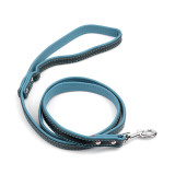Double Color Leather Dog Leash