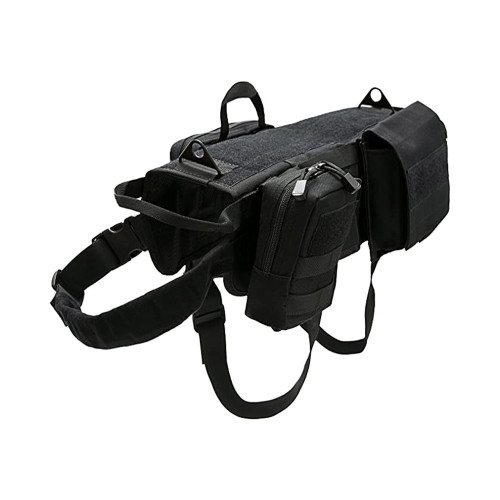 Tactical Training Harness with 3 Detachable Pouches