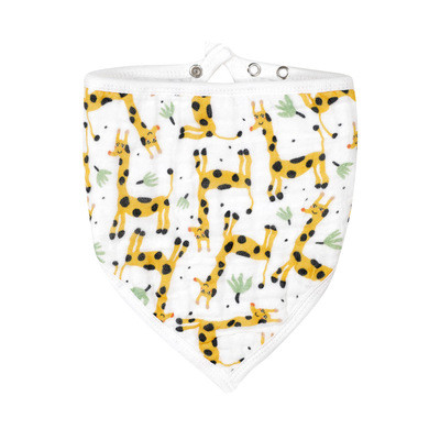 Newborn cartoon spring and summer saliva towel waterproof bib soft triangle