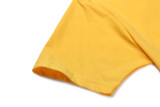 212# Thick cotton high round neck T-shirt