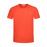 212# Thick cotton high round neck T-shirt