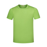 212# Thick cotton high round neck T-shirt